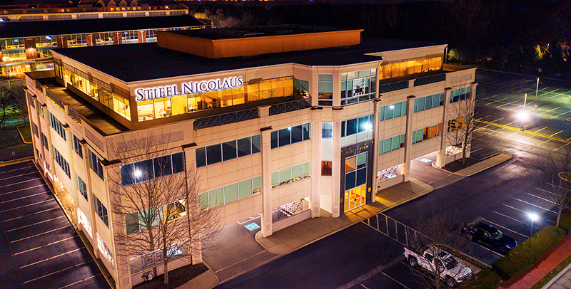 Exterior photo of the Conshohocken Stifel building